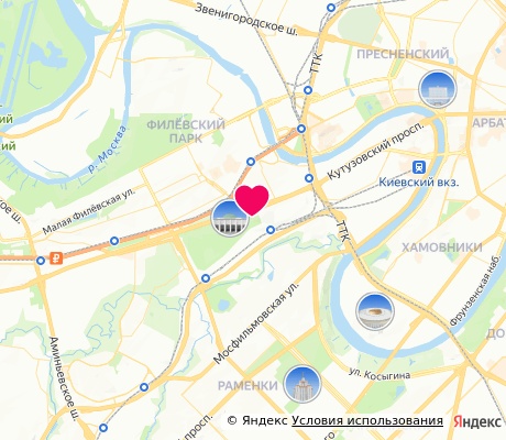 На карте