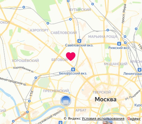 На карте
