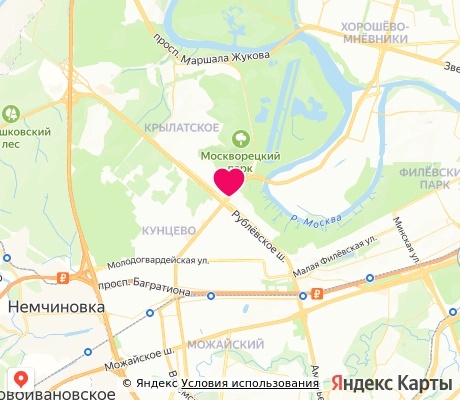 На карте
