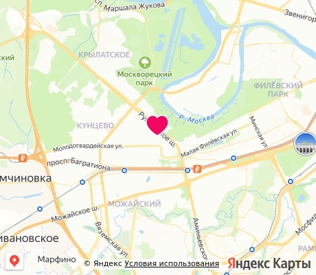 На карте