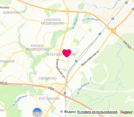 На карте