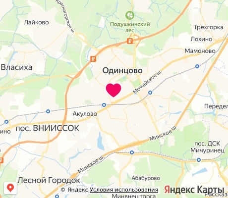 На карте