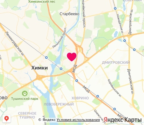 На карте