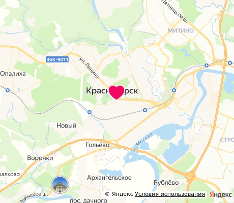 На карте