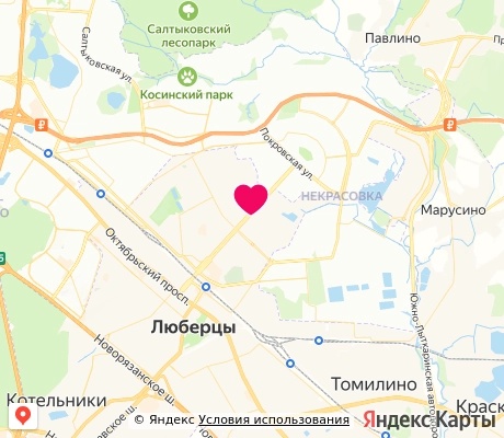 На карте