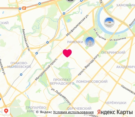 На карте