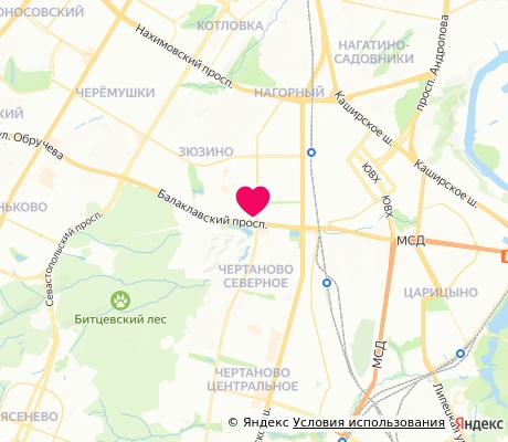 На карте