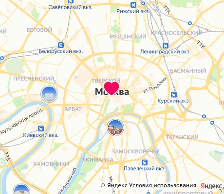На карте