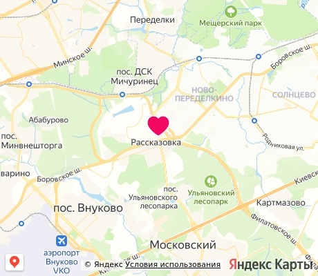 На карте