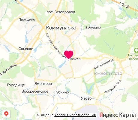На карте