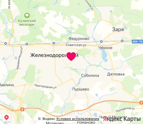 На карте