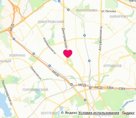 На карте