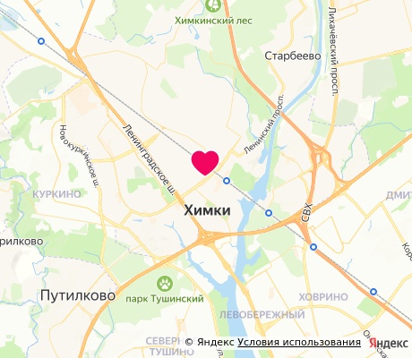 На карте