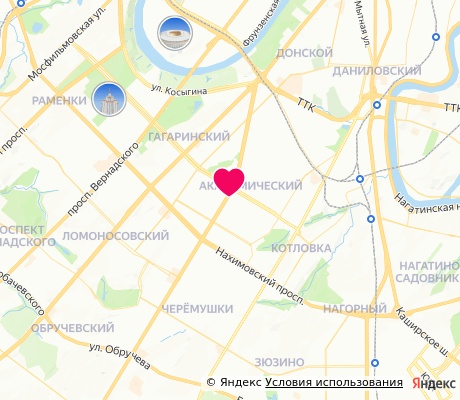 На карте