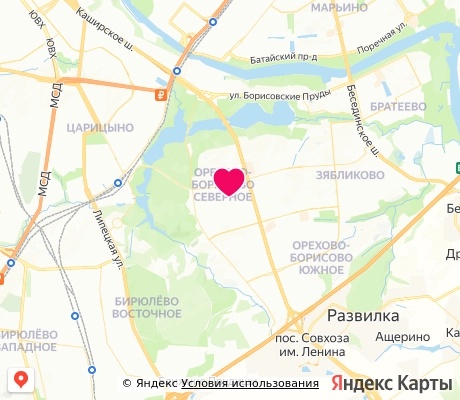 На карте