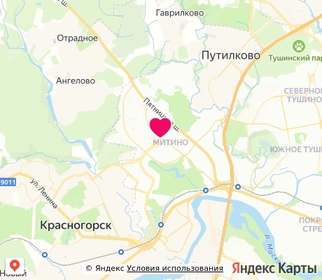На карте
