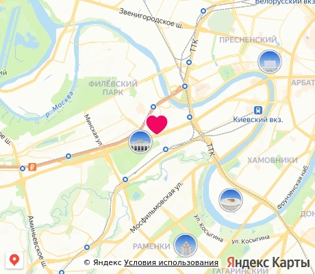 На карте