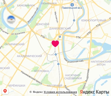 На карте