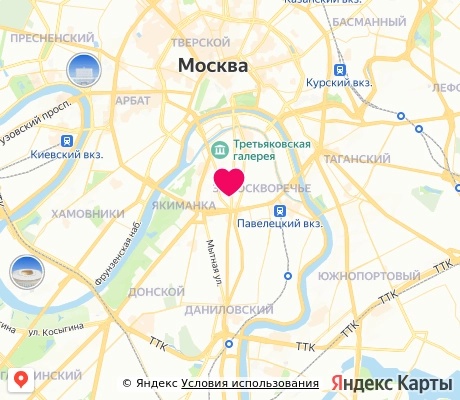 На карте