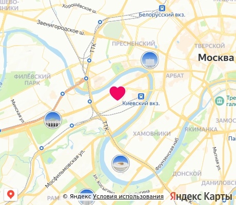 На карте