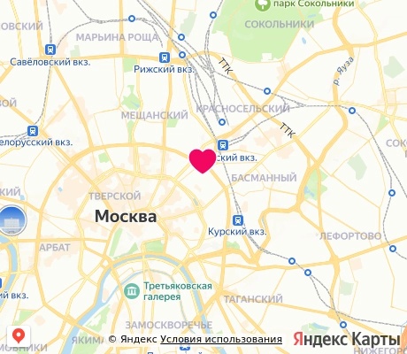 На карте
