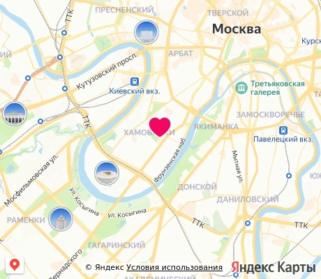На карте