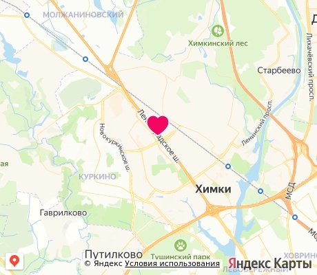 На карте