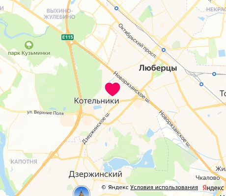 На карте