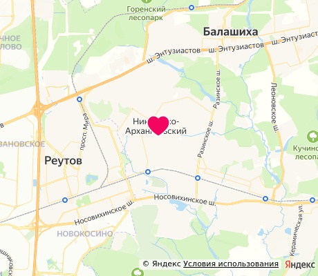На карте