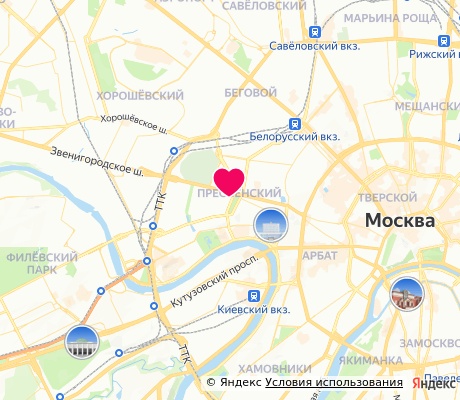 На карте