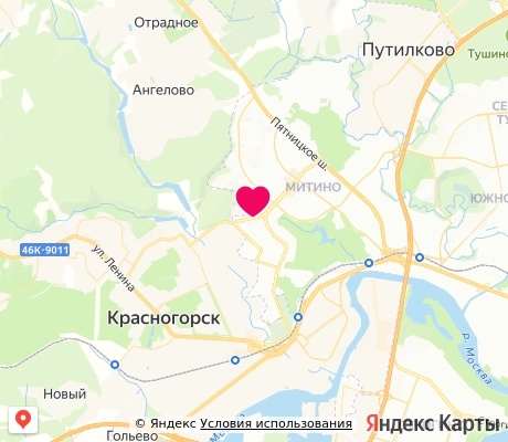 На карте