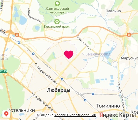 На карте