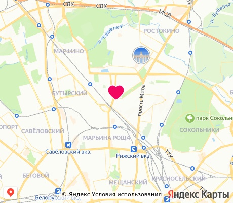 На карте
