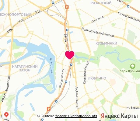 На карте