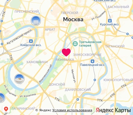 На карте