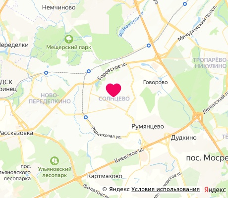 На карте