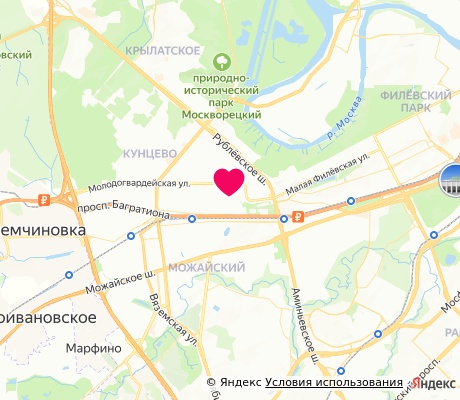 На карте