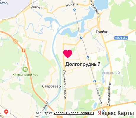 На карте