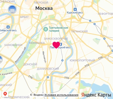 На карте