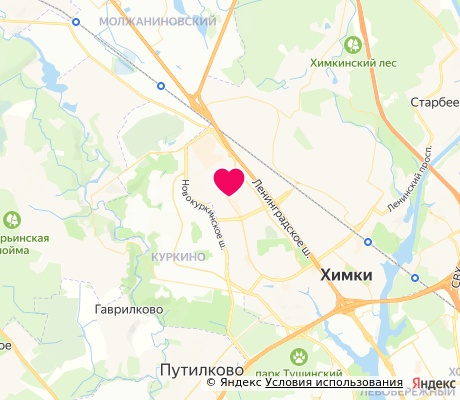 На карте