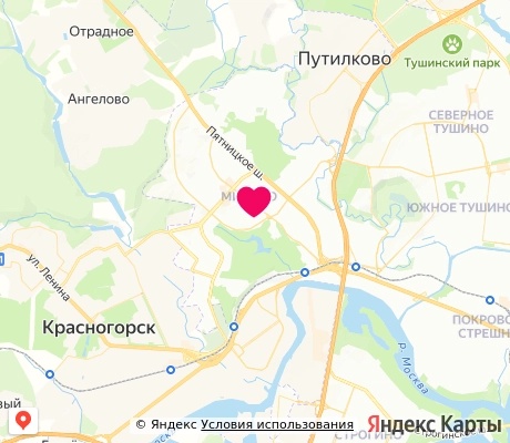 На карте