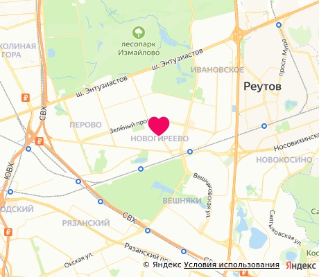 На карте