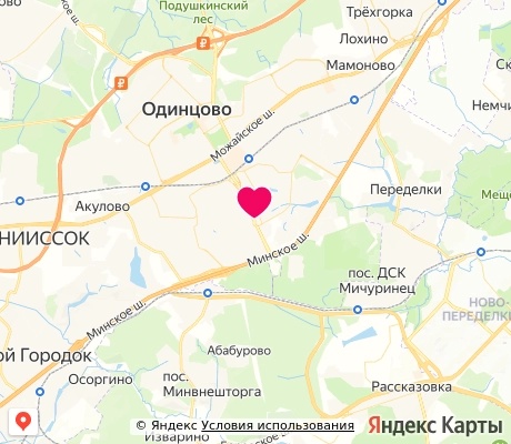 На карте