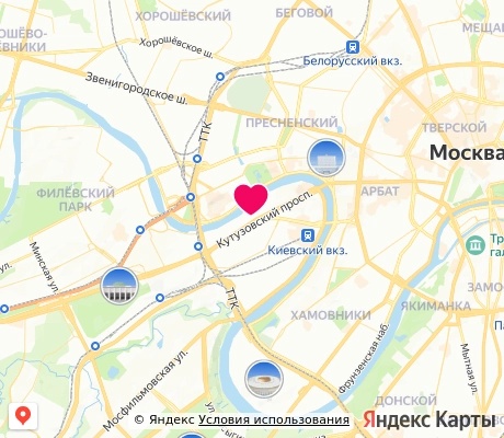 На карте