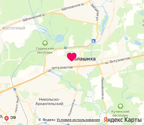 На карте