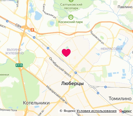 На карте