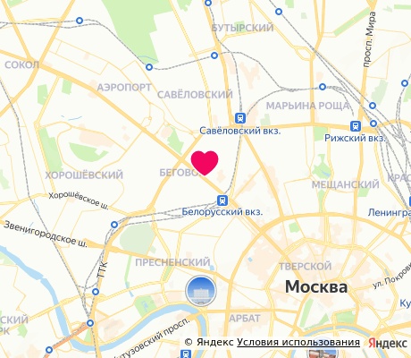 На карте