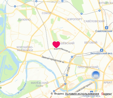 На карте