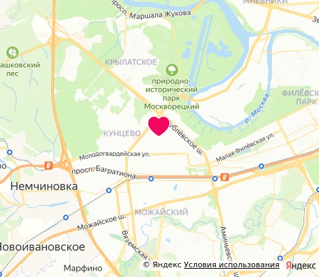 На карте