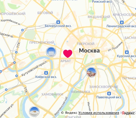 На карте